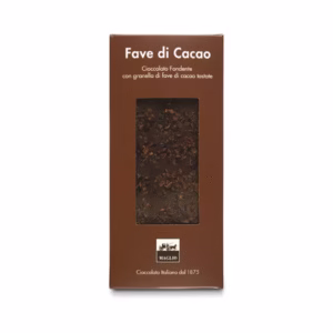 Tavoletta Cioccolato Fondente con granella di Fave di Cacao Maglio