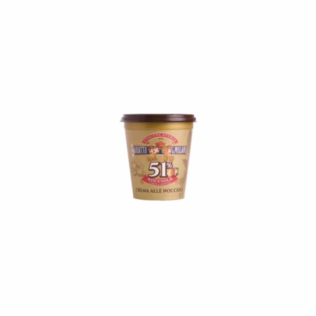 Crema spalmabile alle nocciole 51% Baratti&Milano