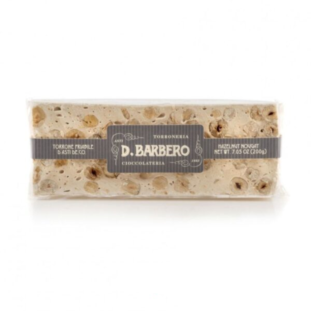 Torrone friabile con nocciole Davide Barbero 450g