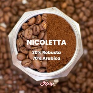 Caffè macinato e in grani miscela Nicoletta